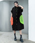 Neon Pocket Shirt Dress
